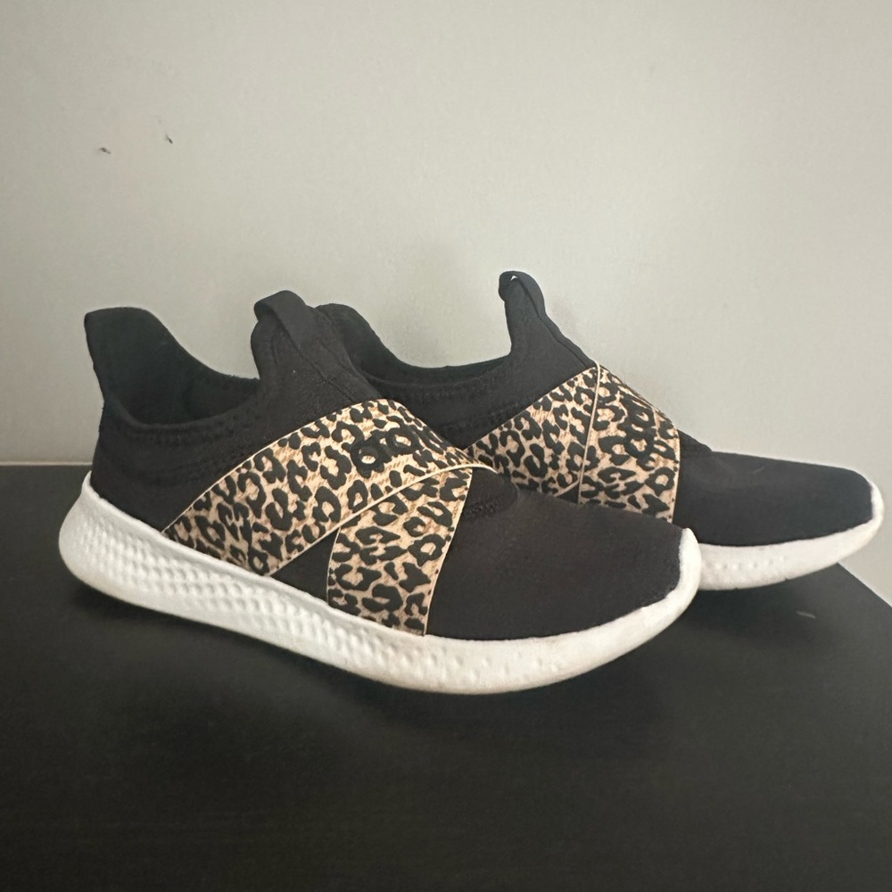 Leopard Print Adidas Slip-on Sneakers